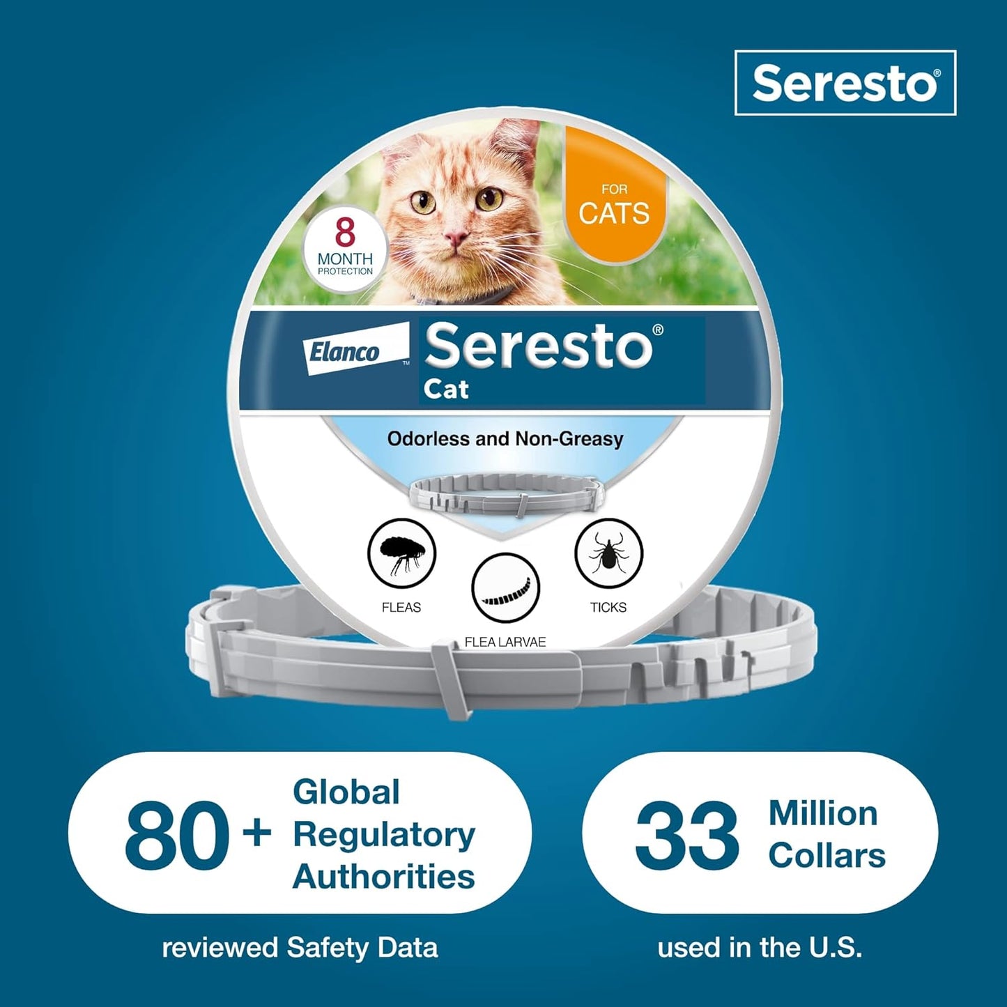 Seresto - Flea & Tick Preventative Collar for Cat ( 30% Off )