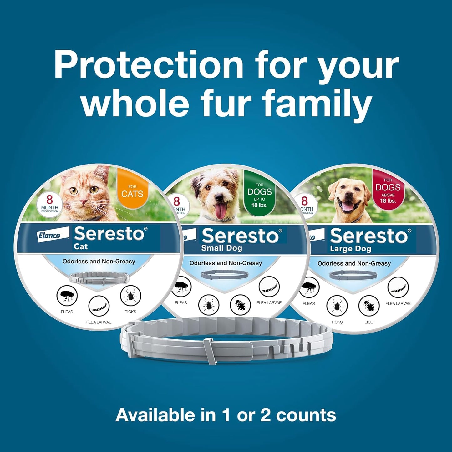 Seresto - Flea & Tick Preventative Collar for Cat ( 30% Off )