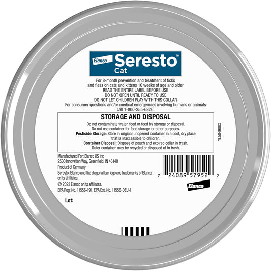 Seresto - Flea & Tick Preventative Collar for Cat ( 30% Off )