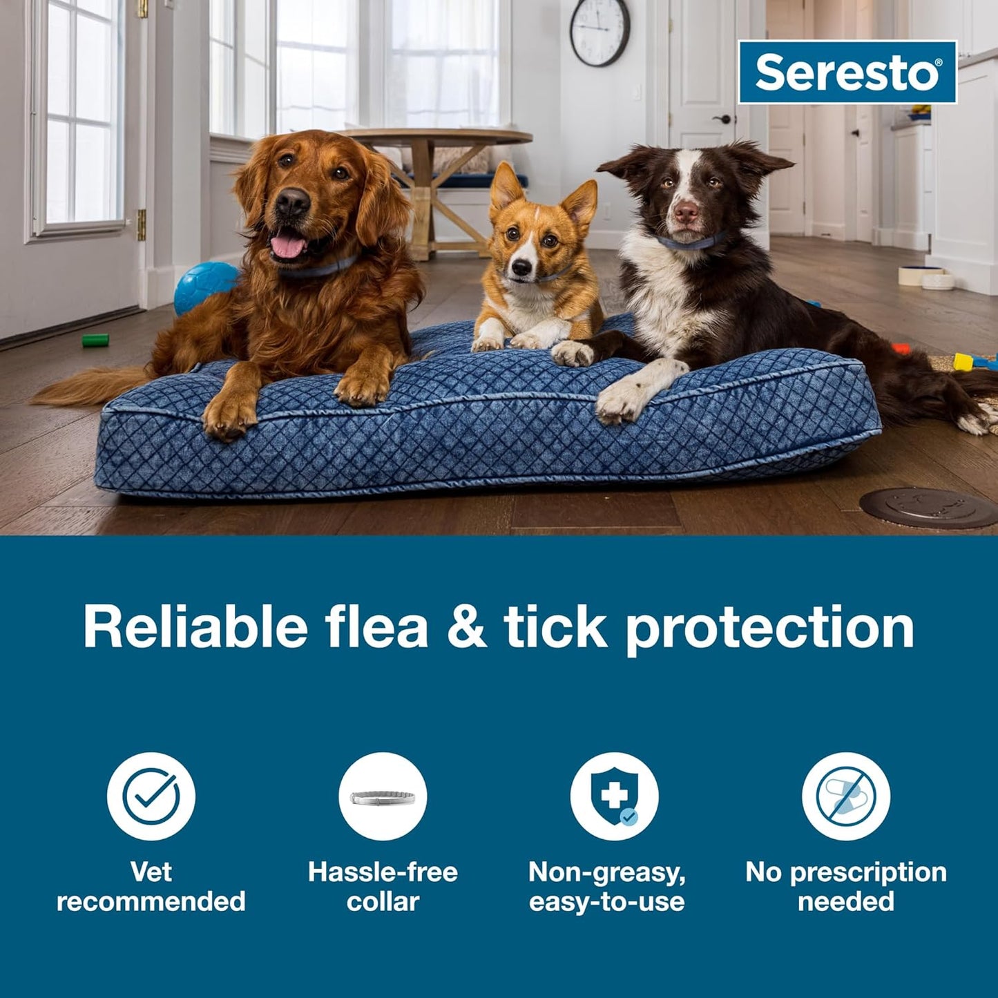 Seresto - Flea & Tick Preventative Collar for Small Dogs ( 30% Off )